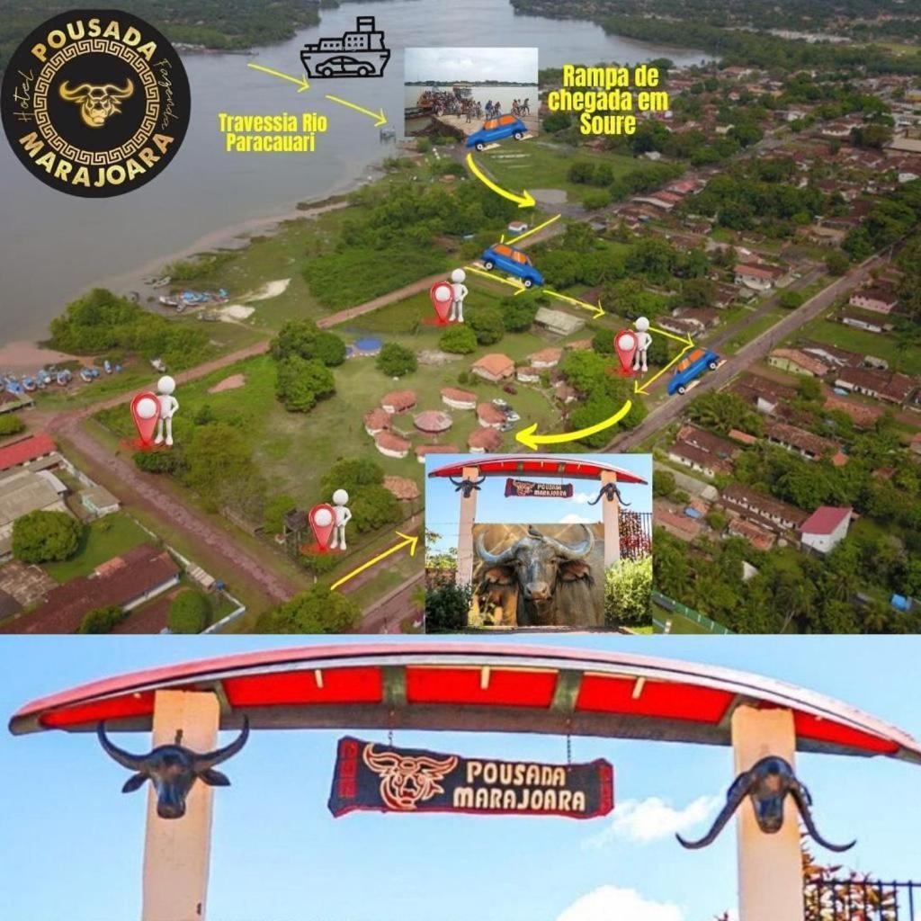 Pousada Marajoara- Hotel Fazenda-Turismo De Aventura Soure Eksteriør billede